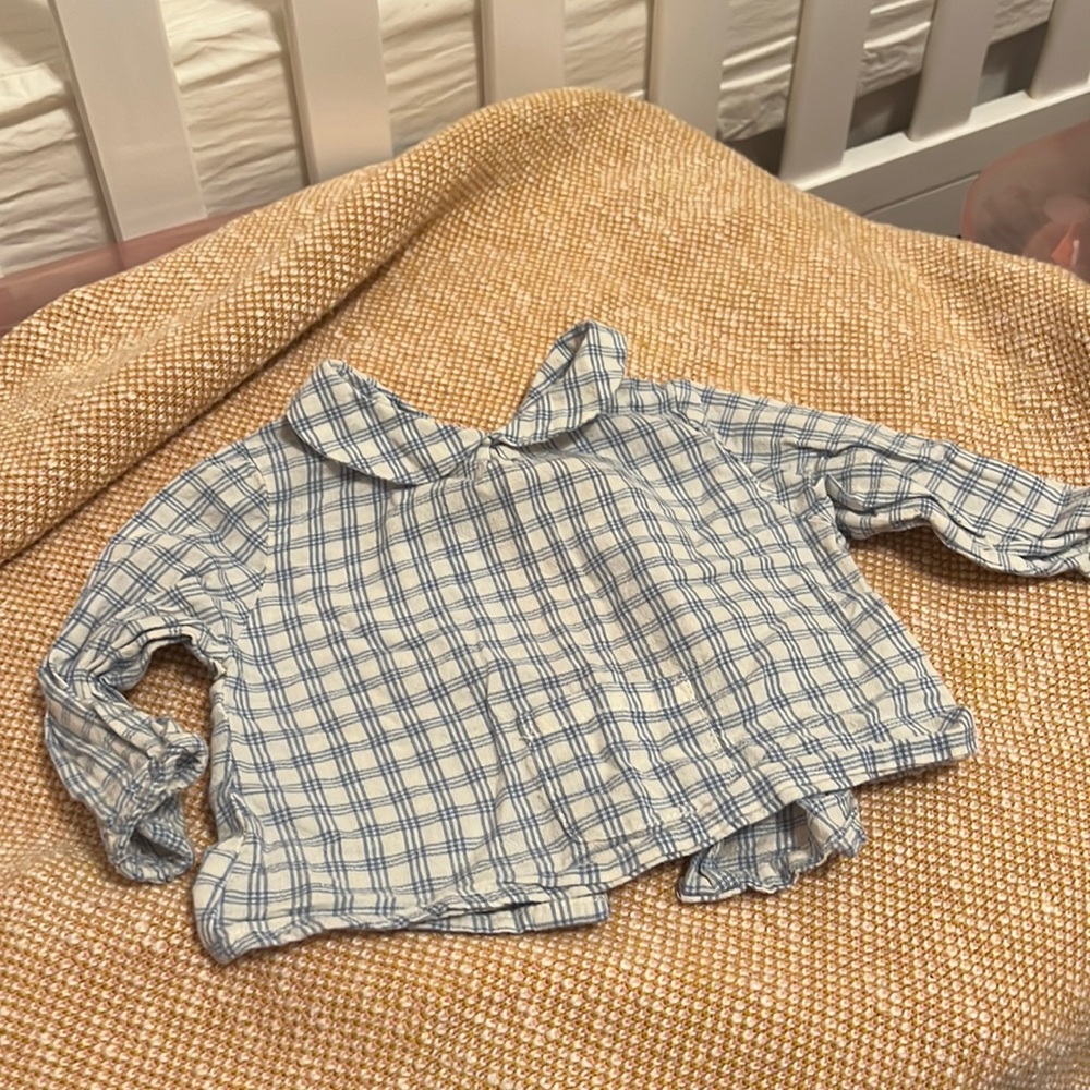 Zara Baby plaid blouse